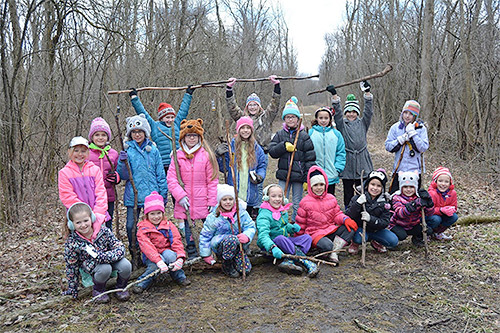 american heritage girls group photo