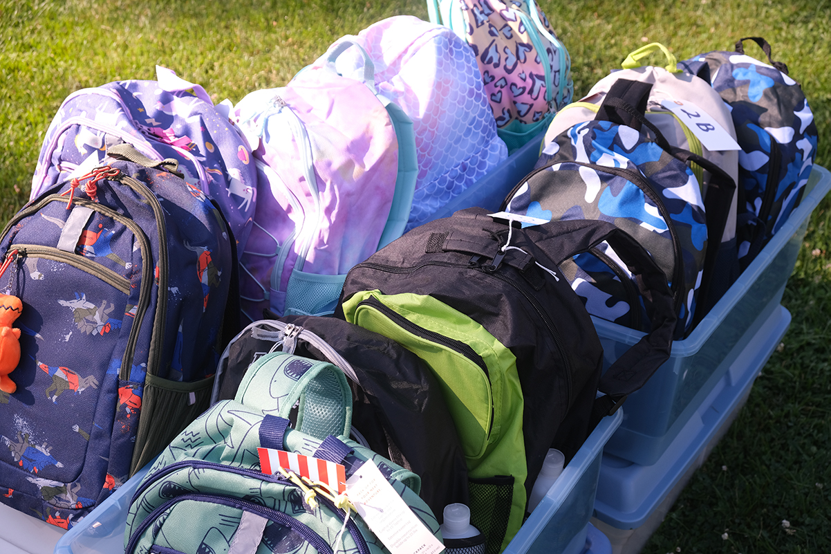 Backpack donations