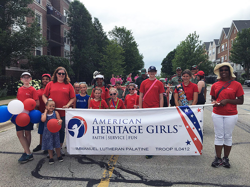 american heritage girls group photo