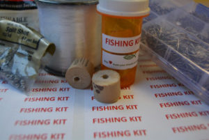 Pill Bottle Fishing Kit supplies