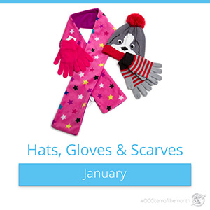 january items hats gloves & scarves